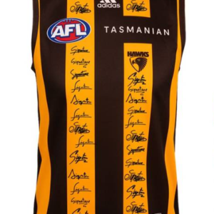 AFL (HAWTHORN FOOTBALL CLUB 2022 SQUAD SIGNED GUERNSEY)